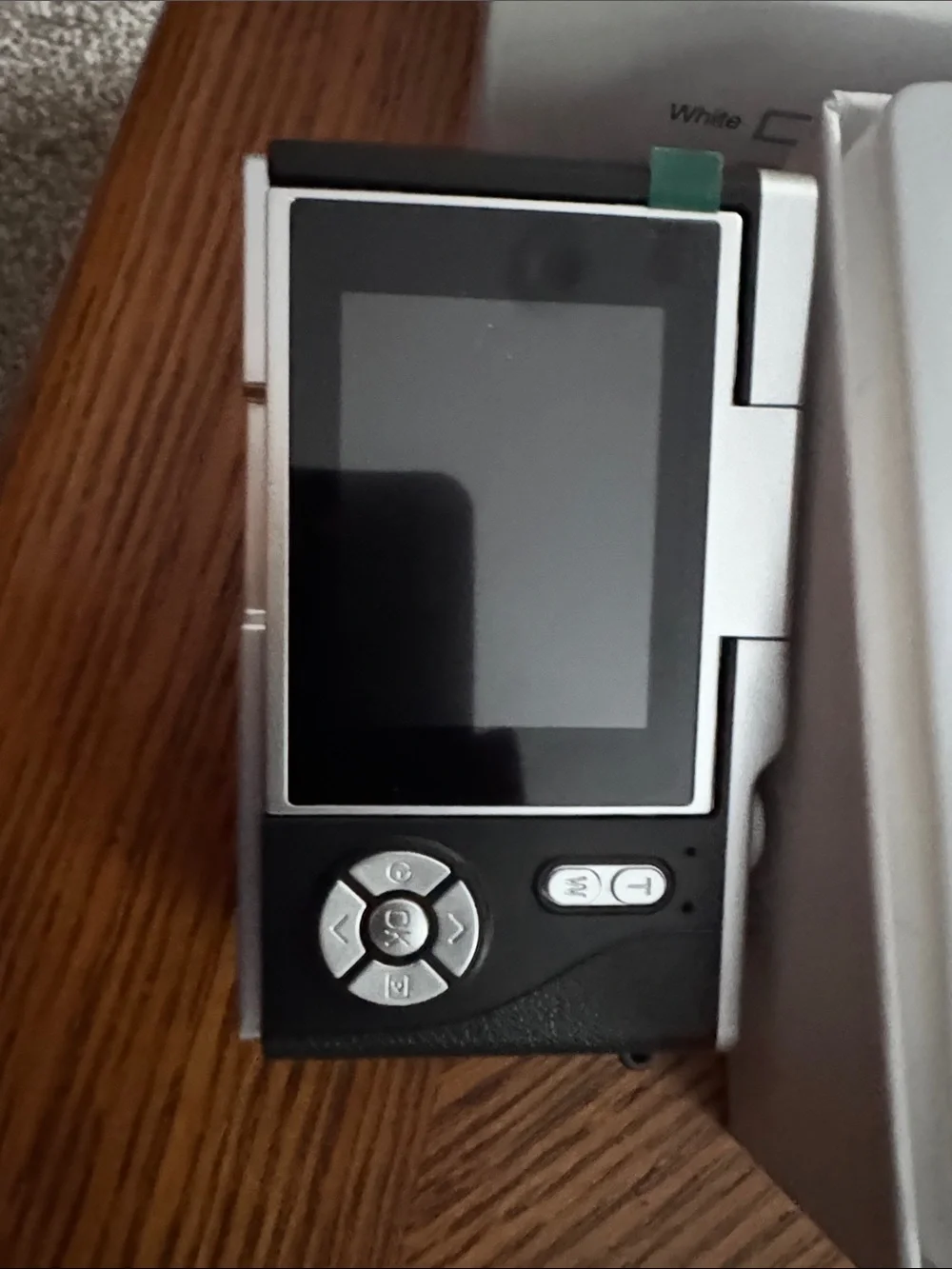 4K Silver Digital Camera with Flip Screen - Compact Photo & Video
